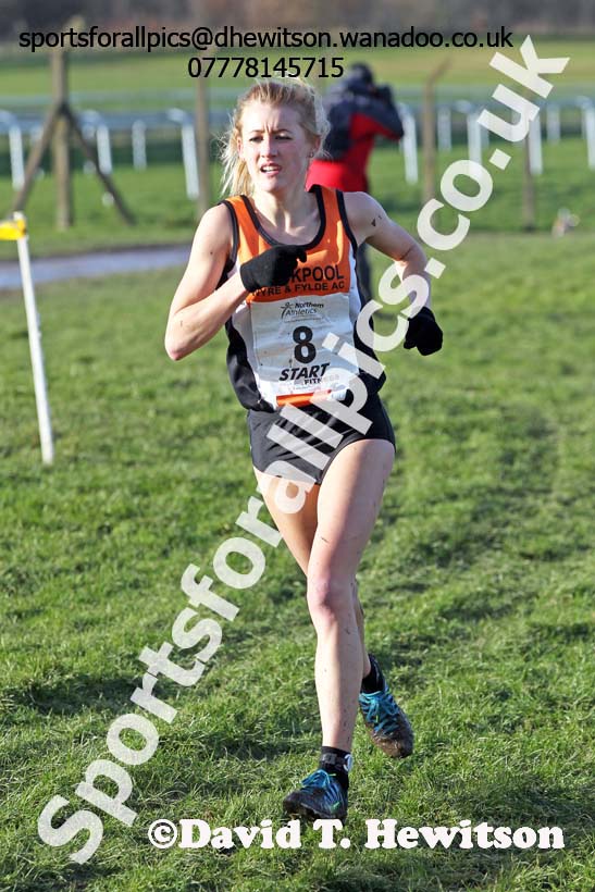 Junior womens Northern Cross Country  Championships, Pontefract. Photo: David T. Hewitson/Sports for All Pics